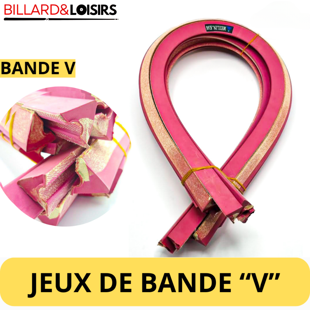 Jeux De Bande Billard Américain Pour Billard "90" 6 pcs – Image 1