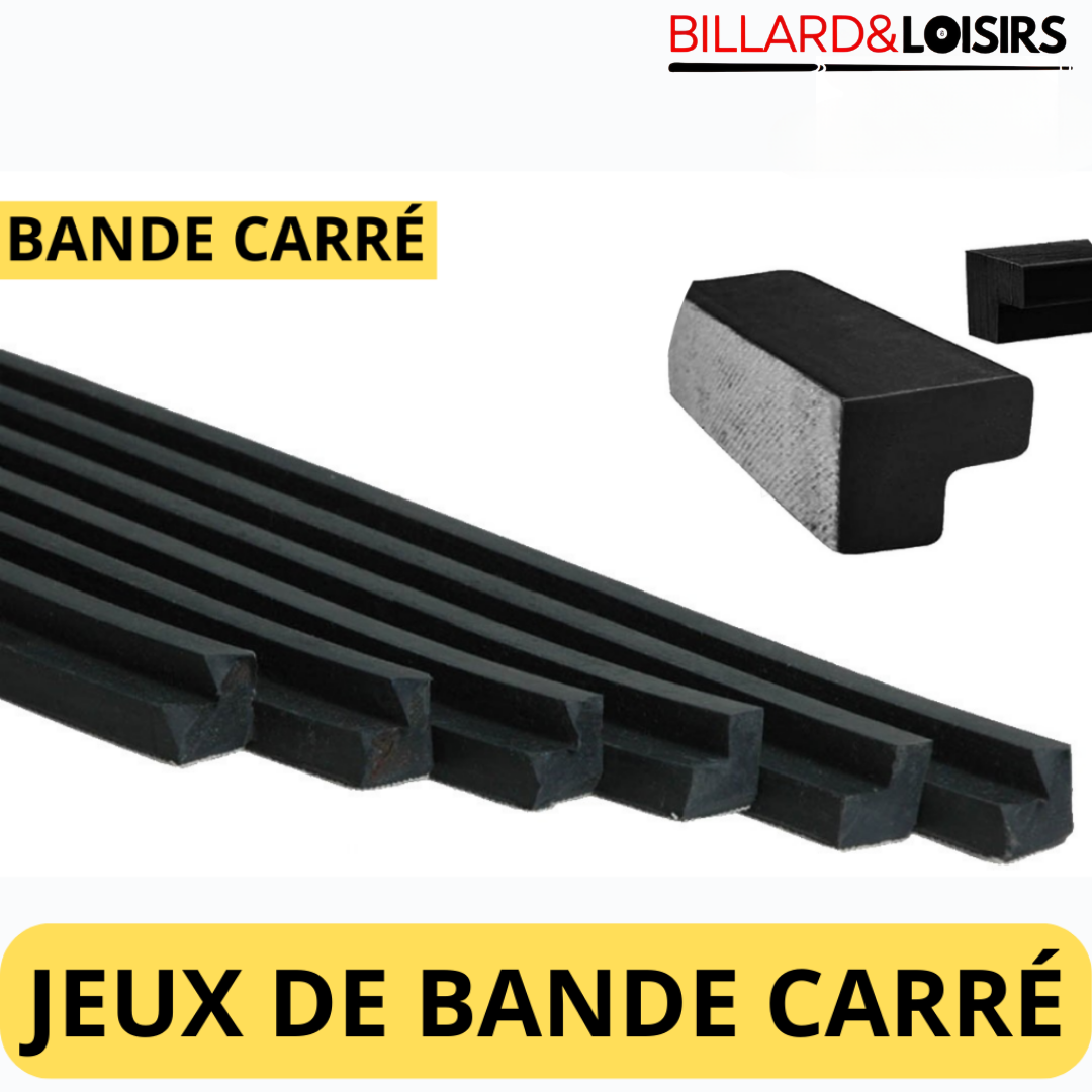 Jeux De Bande Billard 90 "carrée" 6 pcs – Image 1