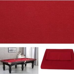 Tapis Billard 3 ème Choix "4 mètre" -Rouge-